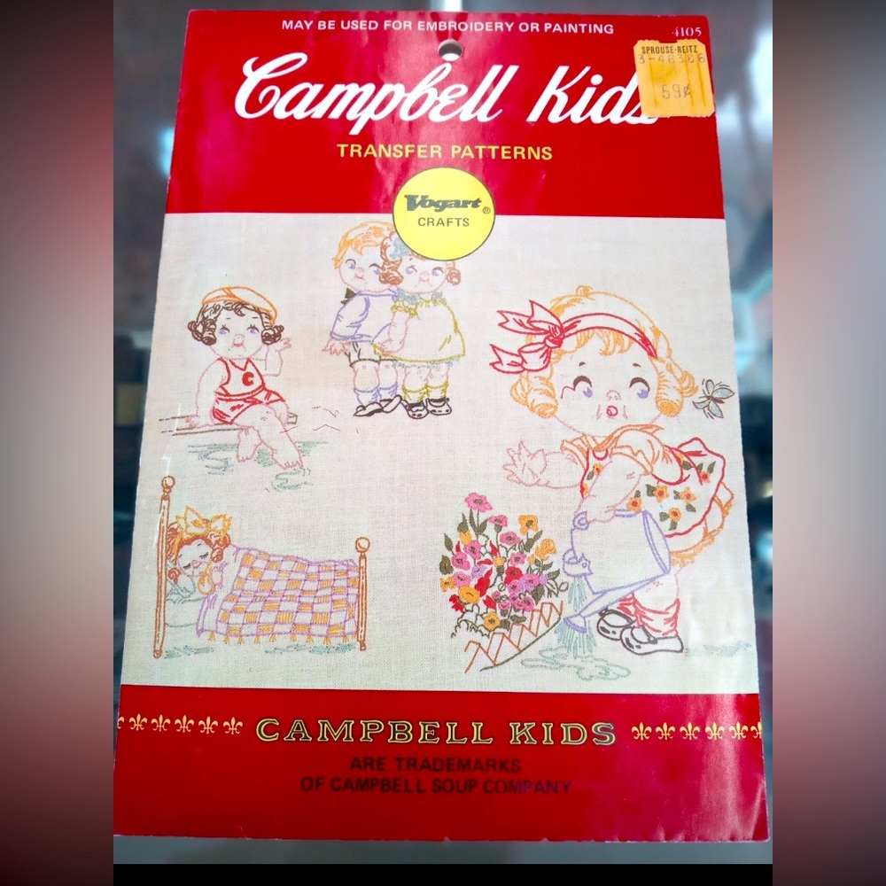 Vintage Campbell Kids transfer patterns